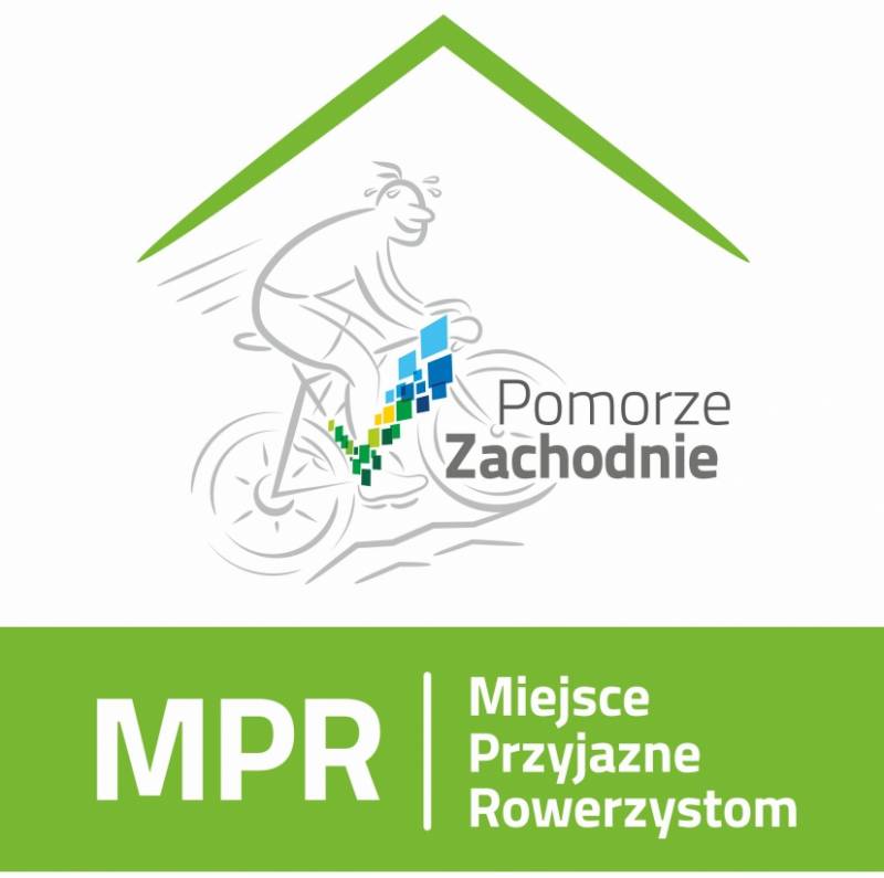 Miejsca Przyjazne Rowerzystom będą oznaczone tabliczkami z logo Pomorza Zachodniego. MPR-y znajdą się również na mapach - drukow